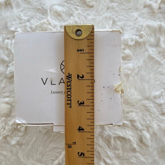 Vlando Travel Jewelry Organizer Box Small Pink Pearl Multi Compartment 4X4 inch - Picture 12 of 13